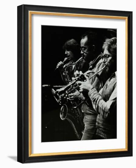 Norma Winstone, Art Themen and Henry Lowther Performing at the Stables, Wavendon, Buckinghamshire-Denis Williams-Framed Photographic Print