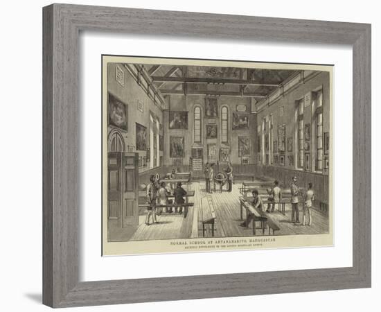 Normal School at Antananarivo, Madagascar-null-Framed Giclee Print