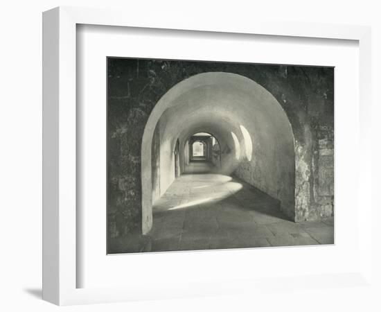 'Norman Arch in the Cloisters, Westminster Abbey, 1908-Unknown-Framed Photographic Print