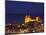 Norman Cathedral Lit Up at Dusk, Cefalu, Sicily, Italy, Mediterranean, Europe-John Miller-Mounted Photographic Print
