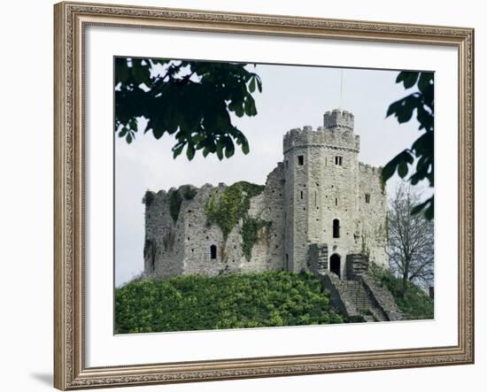 Norman Keep, Cardiff Castle, Cardiff, Glamorgan, Wales, United Kingdom-R H Productions-Framed Photographic Print