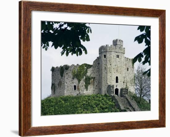 Norman Keep, Cardiff Castle, Cardiff, Glamorgan, Wales, United Kingdom-R H Productions-Framed Photographic Print