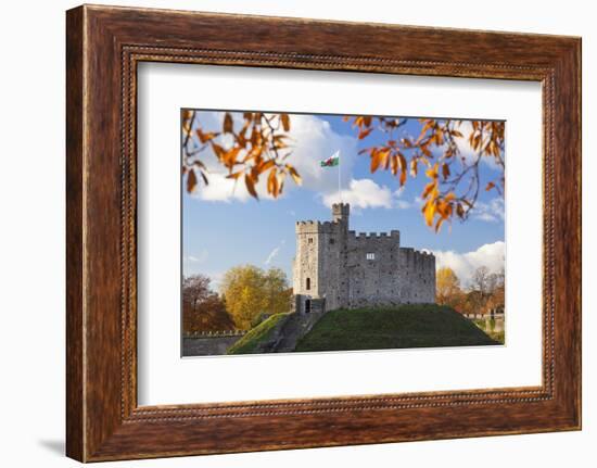 Norman Keep, Cardiff Castle, Cardiff, Wales, United Kingdom, Europe-Billy Stock-Framed Photographic Print