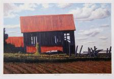 Three Barns-Norman R^ Brown-Collectable Print