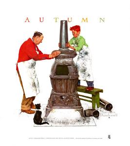 Coal Season's Coming by Norman Rockwell