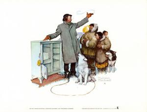 Expert Salesman by Norman Rockwell
