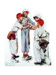 Tough Call - Bottom of the Sixth (Three Umpires), April 23, 1949-Norman Rockwell-Giclee Print