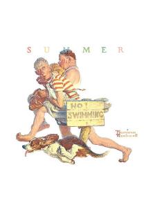 Hasty Retreat by Norman Rockwell