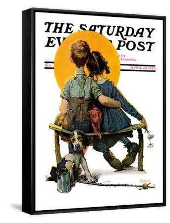 Saturday Evening Post 1926年Sun set norman-rockwell-little-