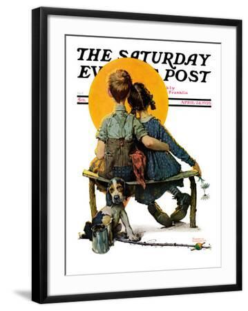 Saturday Evening Post 1926年Sun set norman-rockwell-little-