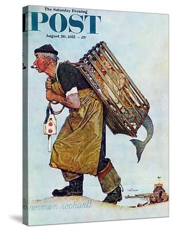 Saturday Evening Post 1955年ノーマンロックウェル Mermaid