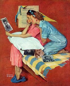 "Movie Star", February 19,1938 by Norman Rockwell
