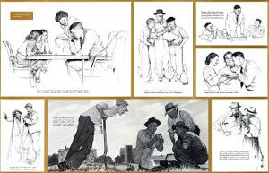 "Norman Rockwell Visits a County Agent" B, July 24,1948 by Norman Rockwell