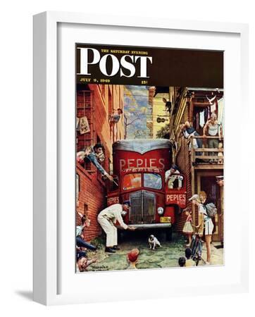 【希少】THE SATURDAY EVENING POST RARE - Saturday Evening Post - Original Cover - January 1