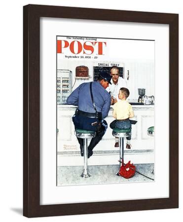 ロックウェル Saturday Evening Post Run away Runaway