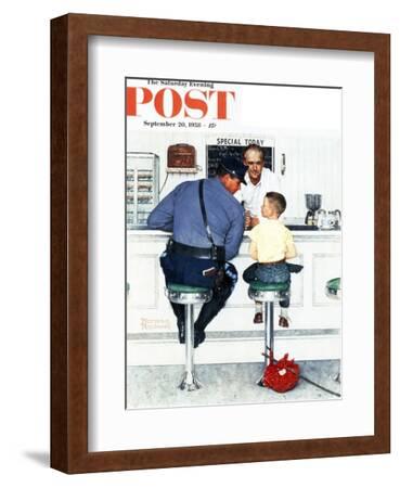 【希少】THE SATURDAY EVENING POST Census Taker Saturday Evening Post | Norman Rockwell | The