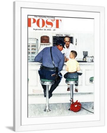 Saturday Evening Post 1958年Run away norman-rockwell-runaway-