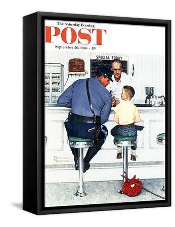 ロックウェル Saturday Evening Post Run away Runaway