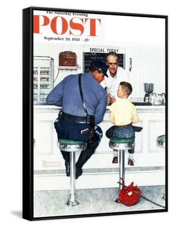Saturday Evening Post 1958年Run away norman-rockwell-runaway-