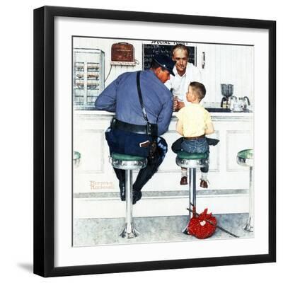 【洋書】Norman Rockwell Amazon.com: Norman Rockwell The Runaway 1958 Art Print - 8