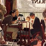 "Golden Rule" (Do unto others), April 1,1961-Norman Rockwell-Giclee Print
