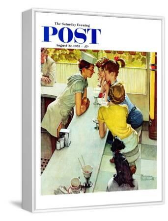 611 Saturday Evening Post ポスト 1991年製 norman-rockwell-soda-jerk-