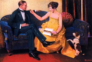 Sweets for the Sweet by Norman Rockwell