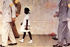 "Little Spooners" or "Sunset", April 24,1926-Norman Rockwell-Giclee Print