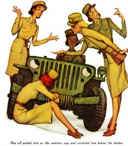 "The Wonderful Life of Wilbur the Jeep" B by Norman Rockwell