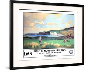 Golf in Northern Ireland, LMS Poster, circa 1925 by Norman Wilkinson