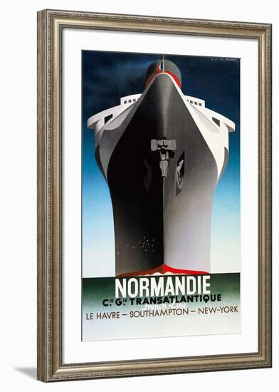 Normandie 1935-Adolphe Mouron Cassandre-Framed Art Print