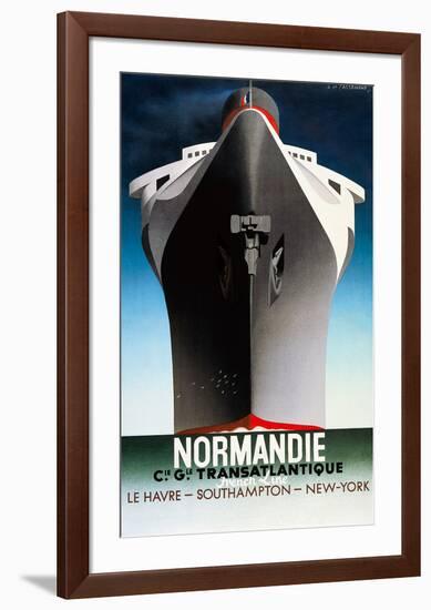 Normandie 1935-Adolphe Mouron Cassandre-Framed Art Print