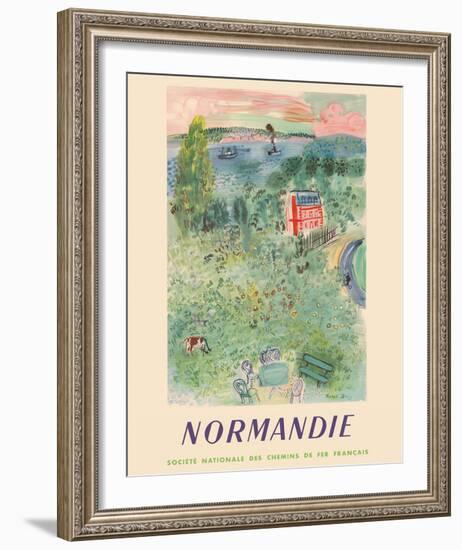 Normandie, France - SNCF (French National Railway Company)-Raoul Dufy-Framed Giclee Print