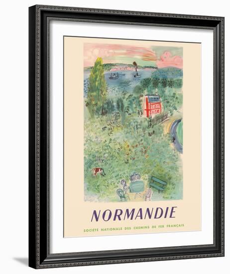 Normandie, France - SNCF (French National Railway Company)-Raoul Dufy-Framed Giclee Print