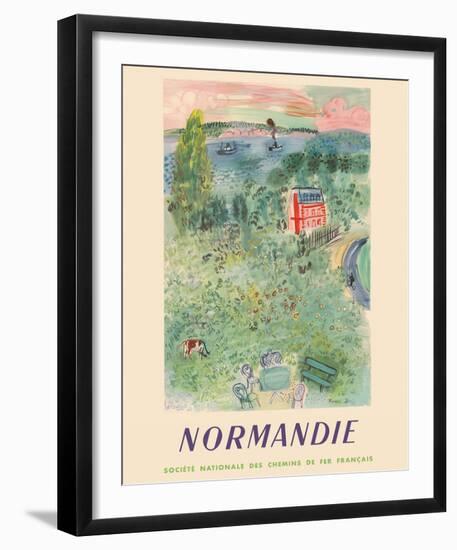 Normandie, France - SNCF (French National Railway Company)-Raoul Dufy-Framed Giclee Print