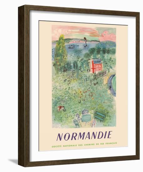 Normandie, France - SNCF (French National Railway Company)-Raoul Dufy-Framed Giclee Print