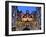 Normandy Barriere Hotel in the Evening, Deauville, Normandy, France-Guy Thouvenin-Framed Photographic Print