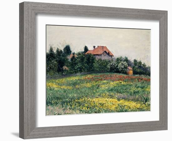 Normandy Countryside; Paysage En Normandie, 1884-Gustave Caillebotte-Framed Giclee Print