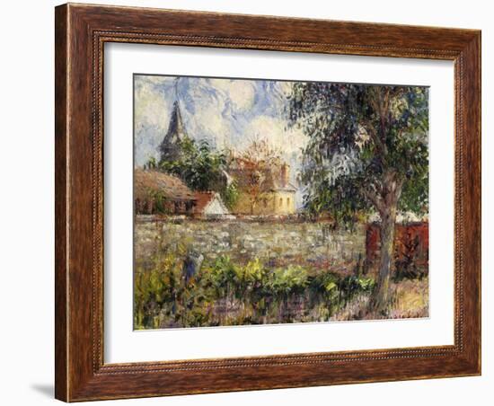 Normandy Countryside; Paysage En Normandie, 1927-Gustave Loiseau-Framed Giclee Print