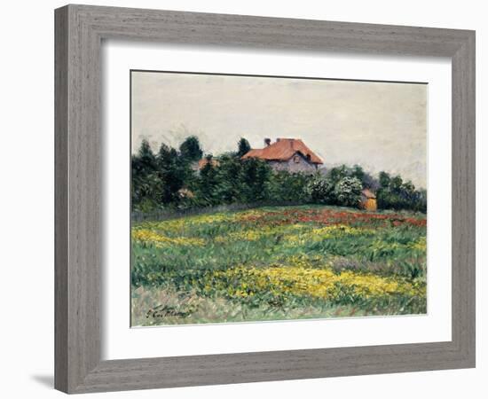 Normandy Countryside-Gustave Caillebotte-Framed Giclee Print