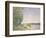 Normandy, the Water Path in the Evening, Sahurs, 1894-Alfred Sisley-Framed Giclee Print