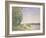 Normandy, the Water Path in the Evening, Sahurs, 1894-Alfred Sisley-Framed Giclee Print