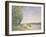 Normandy, the Water Path in the Evening, Sahurs, 1894-Alfred Sisley-Framed Giclee Print