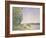 Normandy, the Water Path in the Evening, Sahurs, 1894-Alfred Sisley-Framed Giclee Print