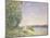 Normandy, the Water Path in the Evening, Sahurs, 1894-Alfred Sisley-Mounted Giclee Print