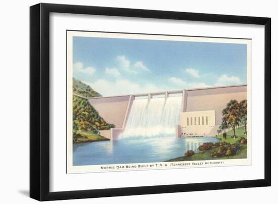 Norris Dam, Tennessee-null-Framed Art Print