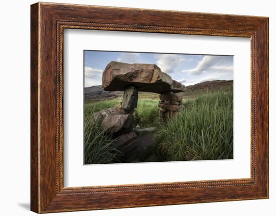 Norse Ruin of Gardar. Igaliku Gardar. Greenland-Tom Norring-Framed Photographic Print