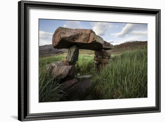 Norse Ruin of Gardar. Igaliku Gardar. Greenland-Tom Norring-Framed Photographic Print