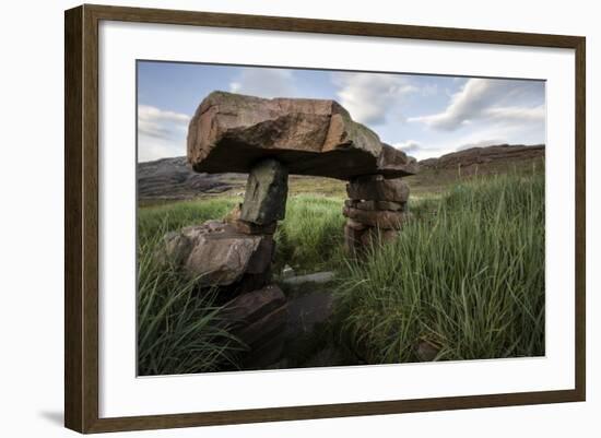 Norse Ruin of Gardar. Igaliku Gardar. Greenland-Tom Norring-Framed Photographic Print