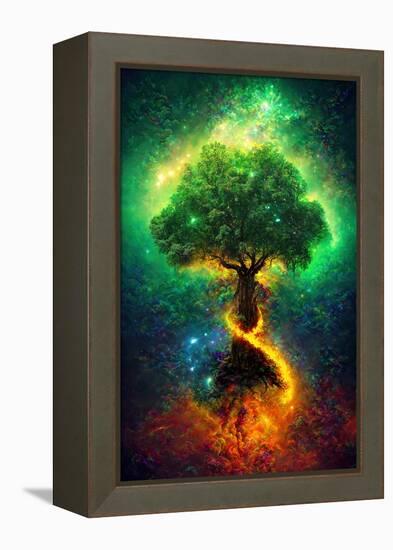Norse Tree of Life-null-Framed Stretched Canvas